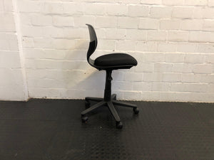 Modern Black Typist Chair