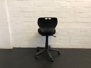 Modern Black Typist Chair