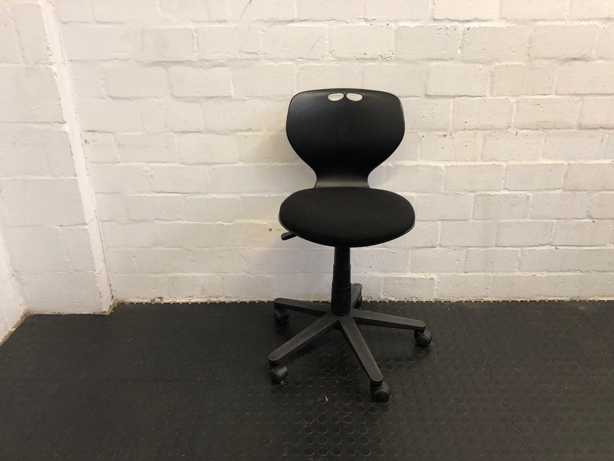 Modern Black Typist Chair