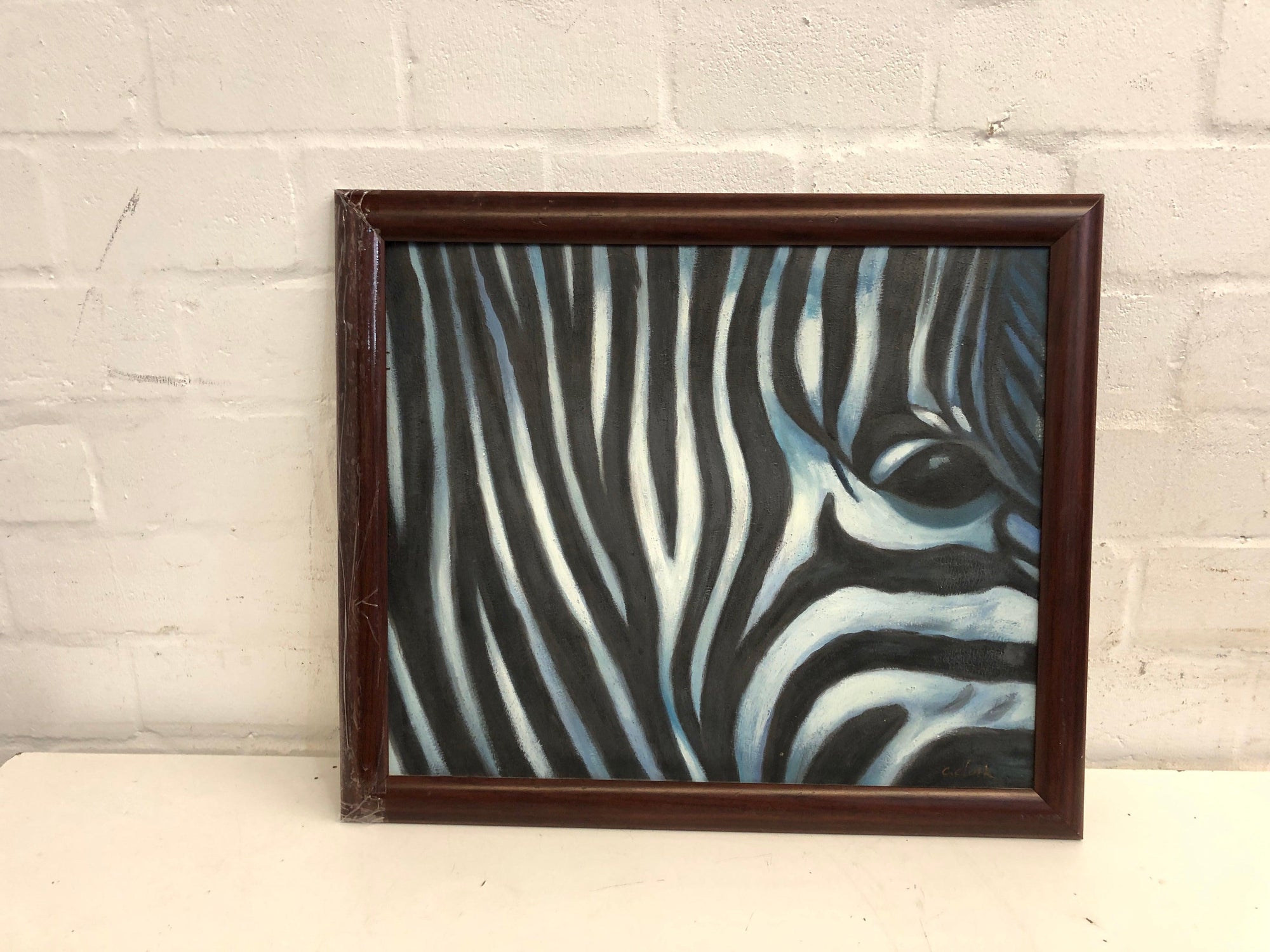 Zebra Print Painting