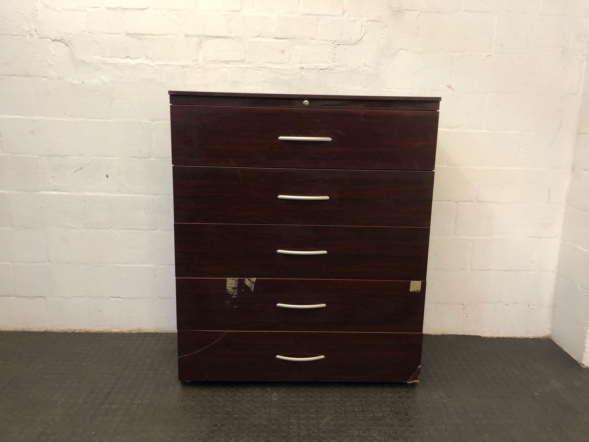 Five Drawer Stationary Cabinet