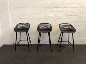 Modern Black Bar Stool - PRICE DROP