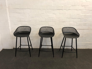 Modern Black Bar Stool - PRICE DROP