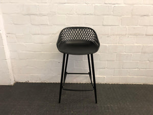 Modern Black Bar Stool - PRICE DROP