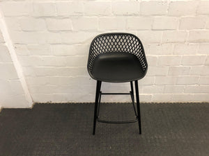 Modern Black Bar Stool - PRICE DROP