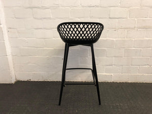 Modern Black Bar Stool - PRICE DROP