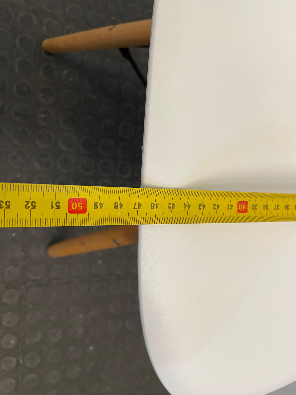 White Wooden Leg Chair PRICE DROP