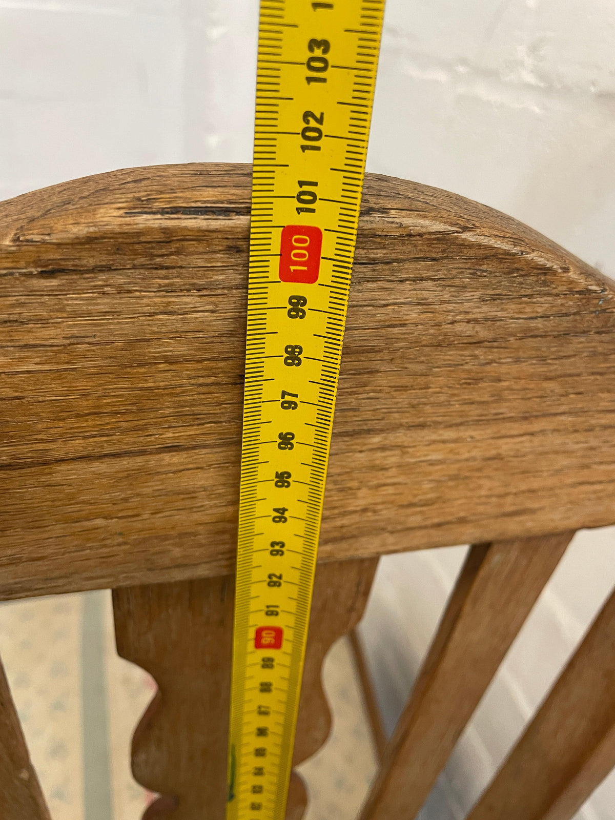 Wooden Floral Cushioned Dining Chair (Repaired Seat) - PRICE DROP - 2ndhandwarehouse.com