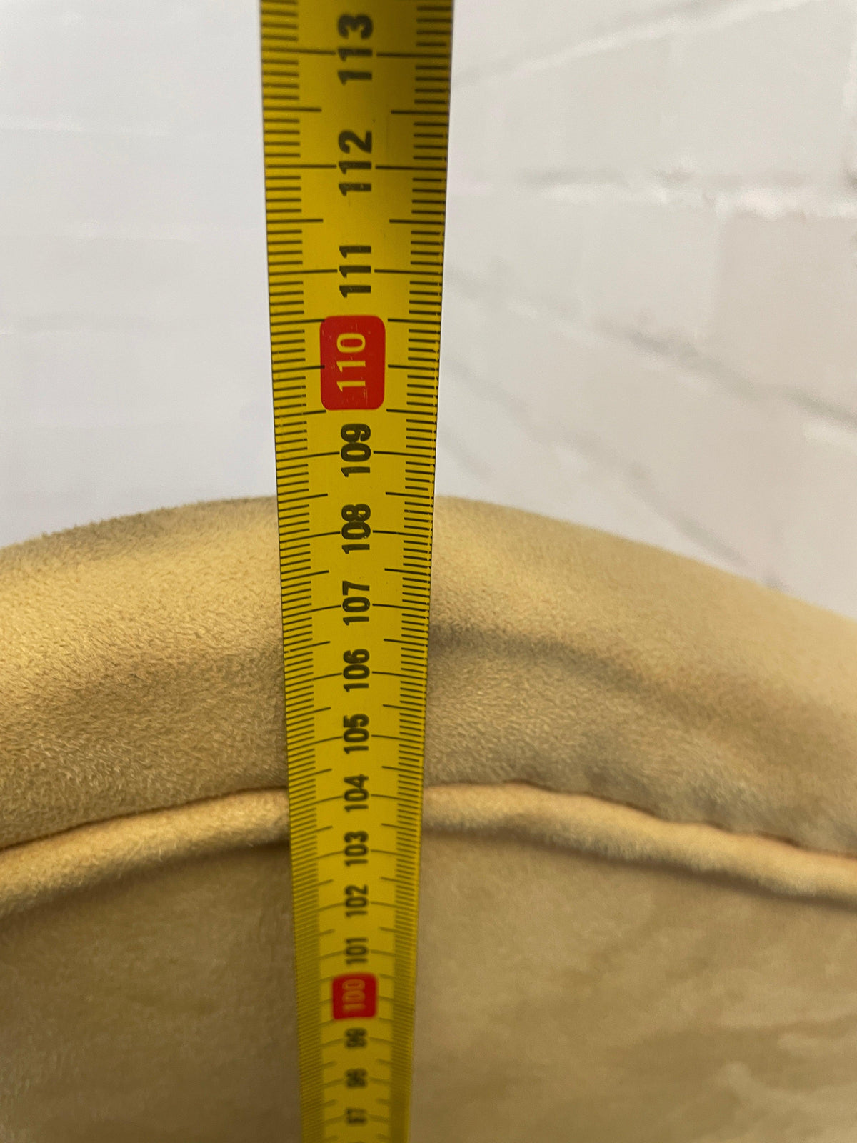 Suede Wooden Orange Material Dining Chair - PRICE DROP