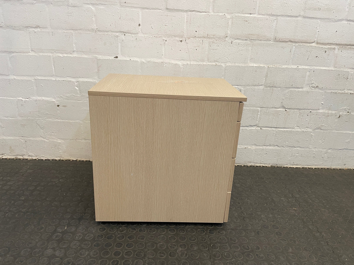 Light Wood Print Four Drawer Credenza - PRICE DROP - 2ndhandwarehouse.com