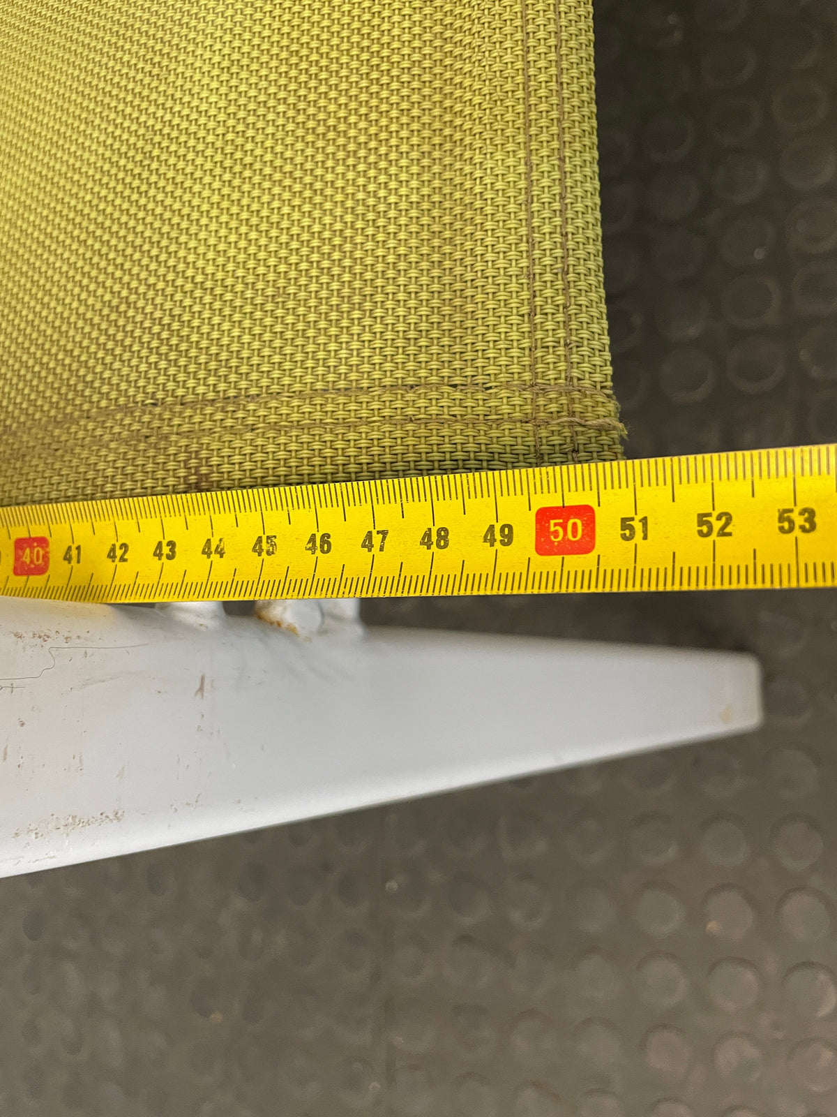 White Steel Frame Patio Chair