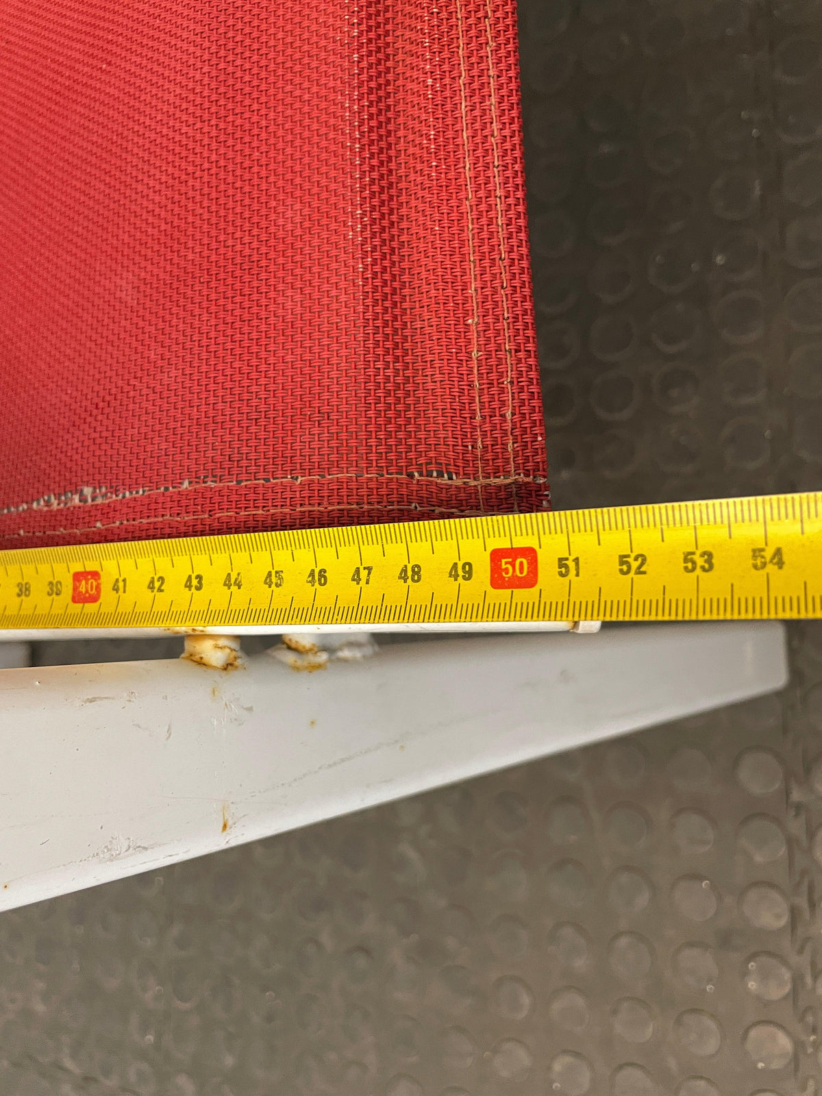 White Steel Frame Patio Chair