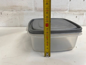 Grey Lid Container