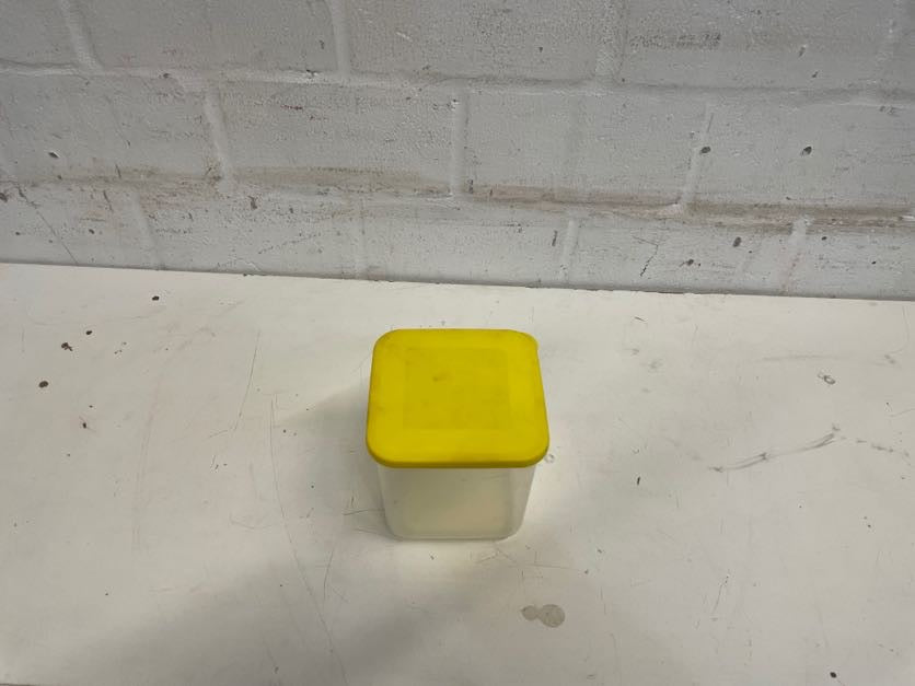 Yellow Lid Container - 2ndhandwarehouse.com