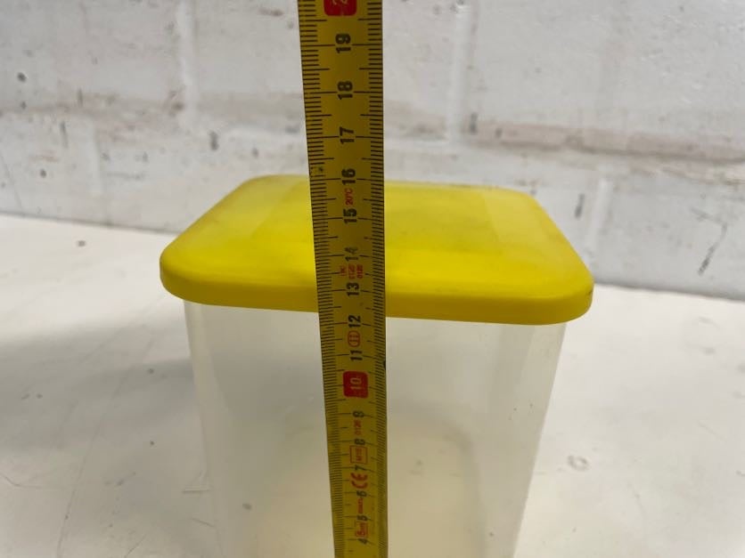Yellow Lid Container - 2ndhandwarehouse.com