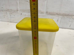 Yellow Lid Container