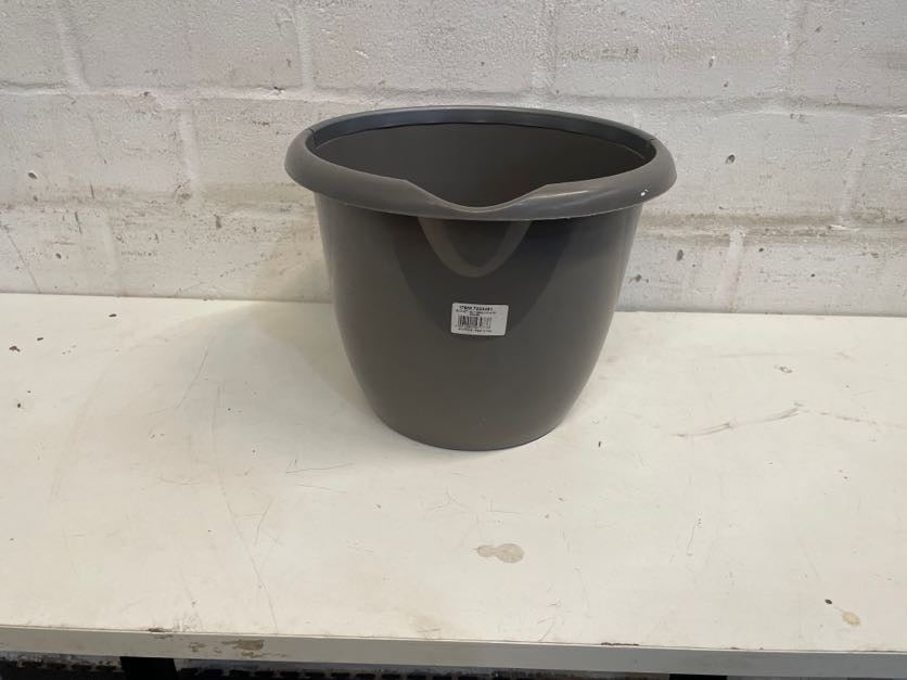 Grey Handle Plastic Bucket