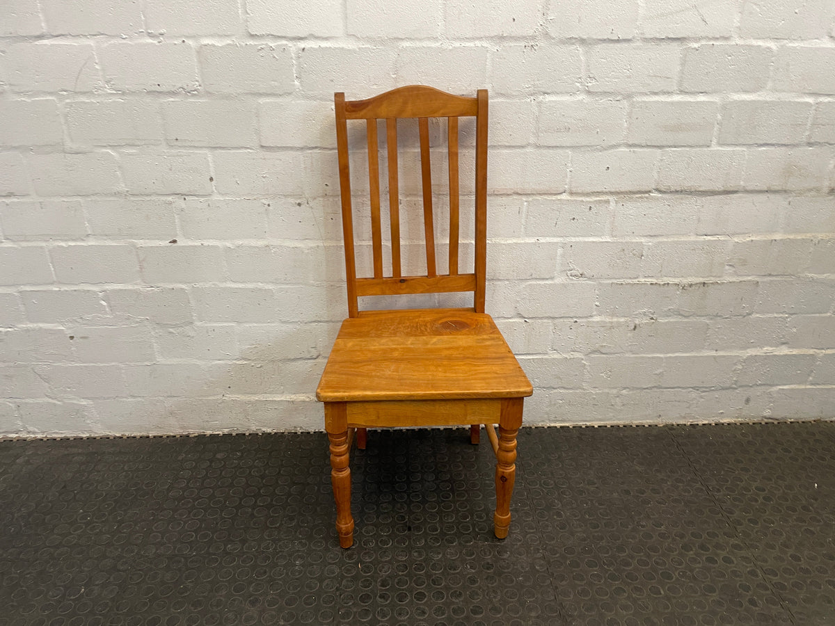 Wooden Dining Chair (Damaged backpiece) - PRICE DROP