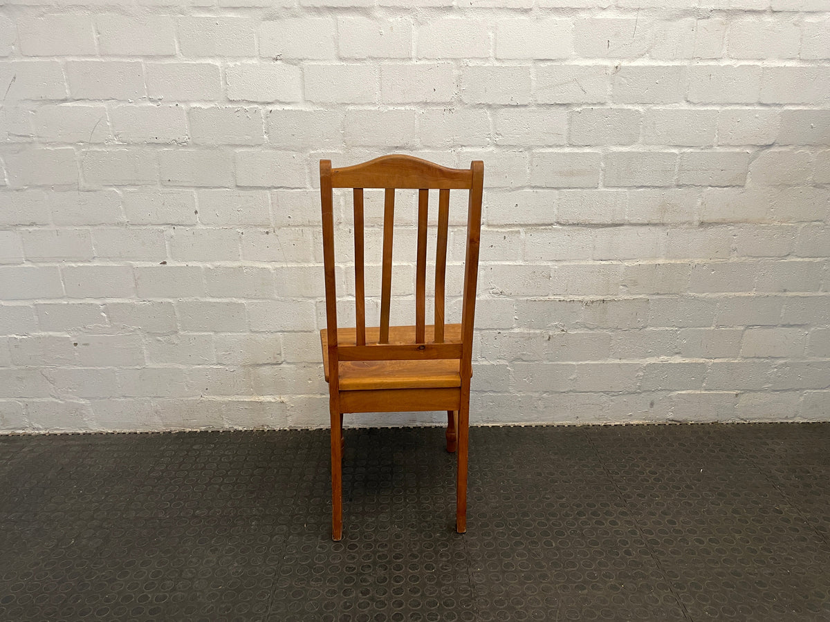 Wooden Dining Chair (Damaged backpiece) - PRICE DROP