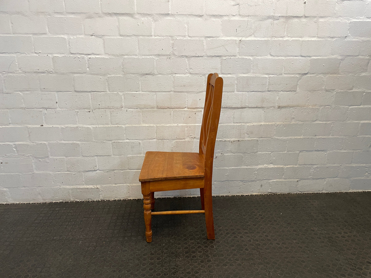 Wooden Dining Chair (Damaged backpiece) - PRICE DROP