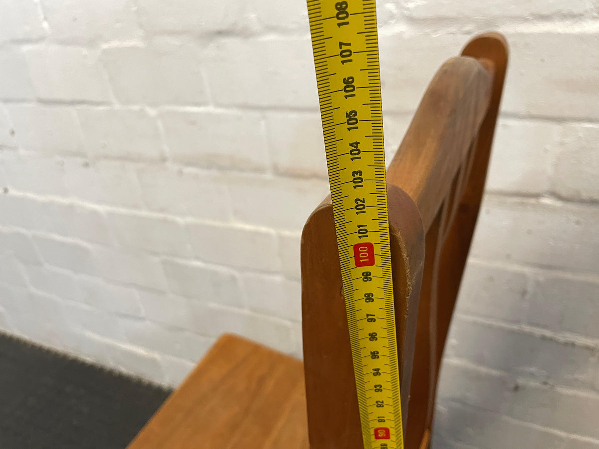 Wooden Dining Chair (Damaged backpiece) - PRICE DROP