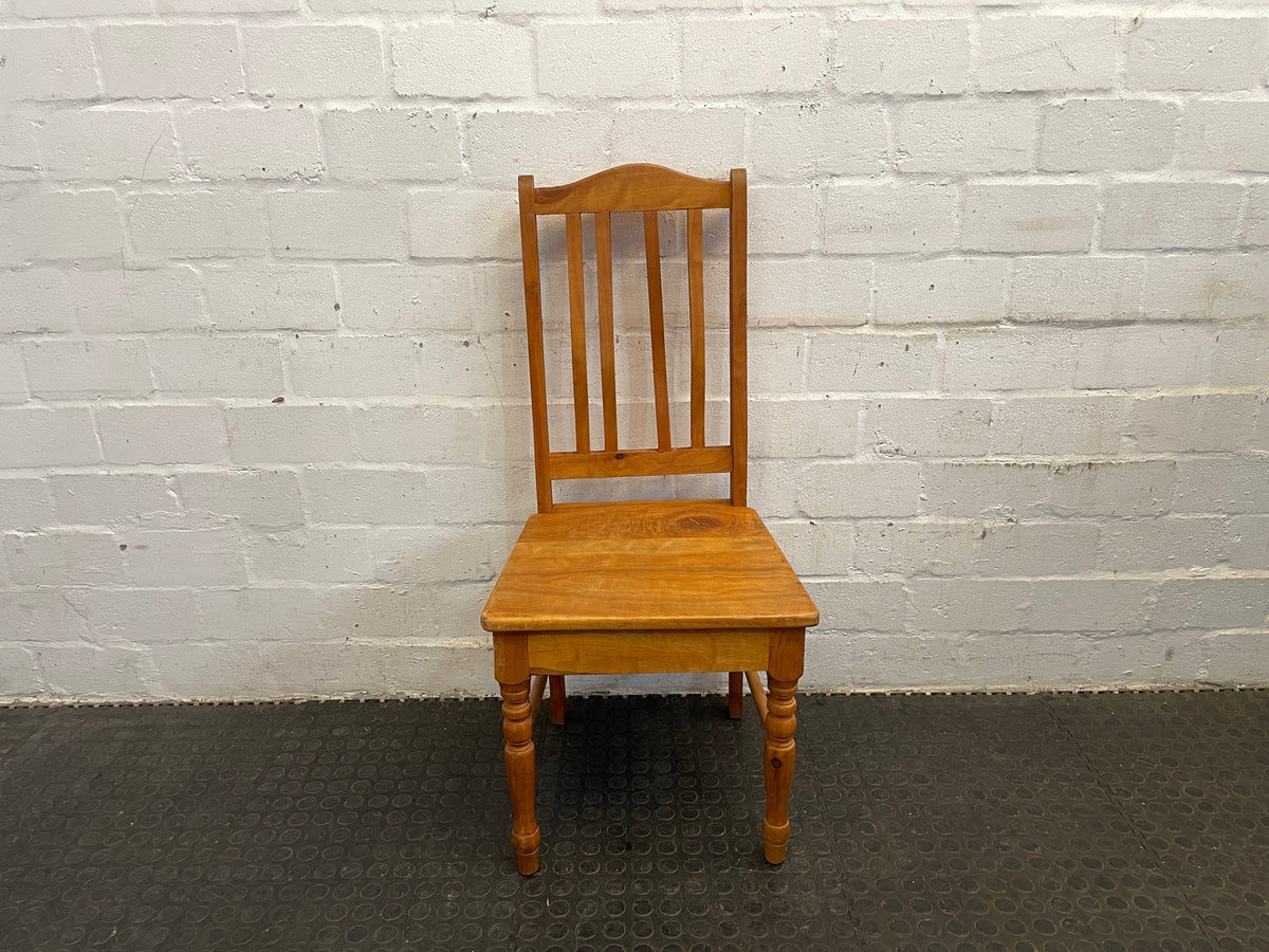 Wooden Dining Chair (Damaged backpiece) - PRICE DROP