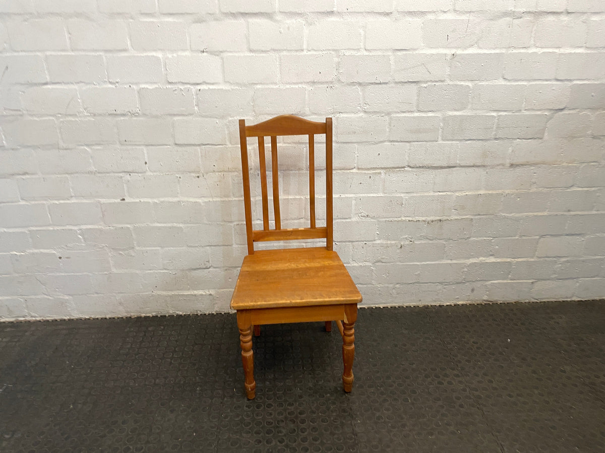 Wooden Dining Chair (Missing Backpiece) - PRICE DROP - 2ndhandwarehouse.com
