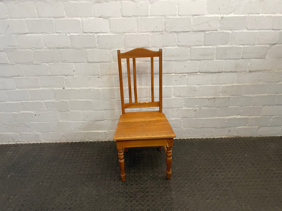 Wooden Dining Chair (Missing Backpiece) - PRICE DROP - 2ndhandwarehouse.com