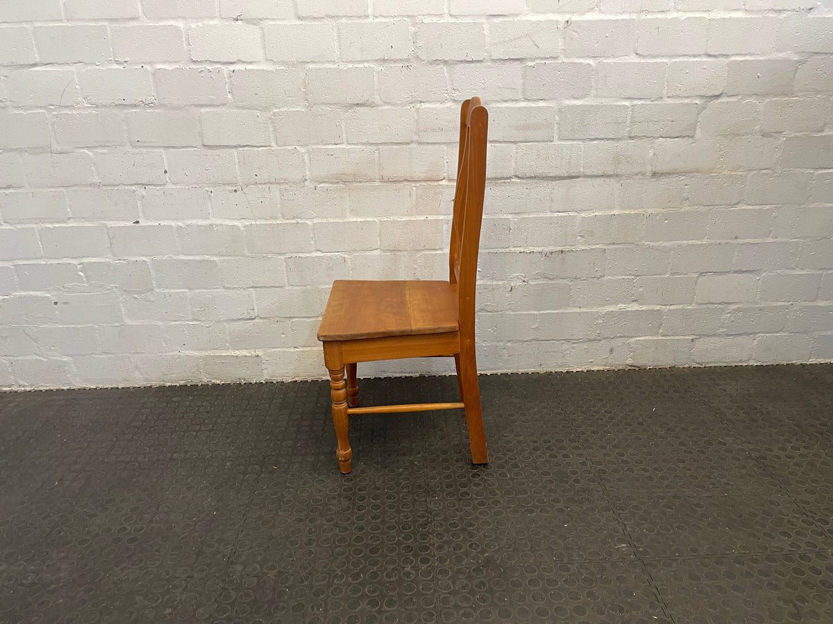 Wooden Dining Chair (Missing Backpiece) - PRICE DROP - 2ndhandwarehouse.com