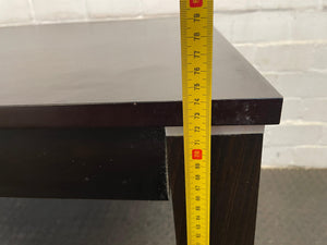 Dark Wood Extendable Dining Table