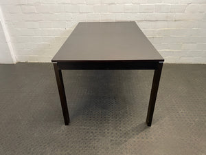 Dark Wood Extendable Dining Table