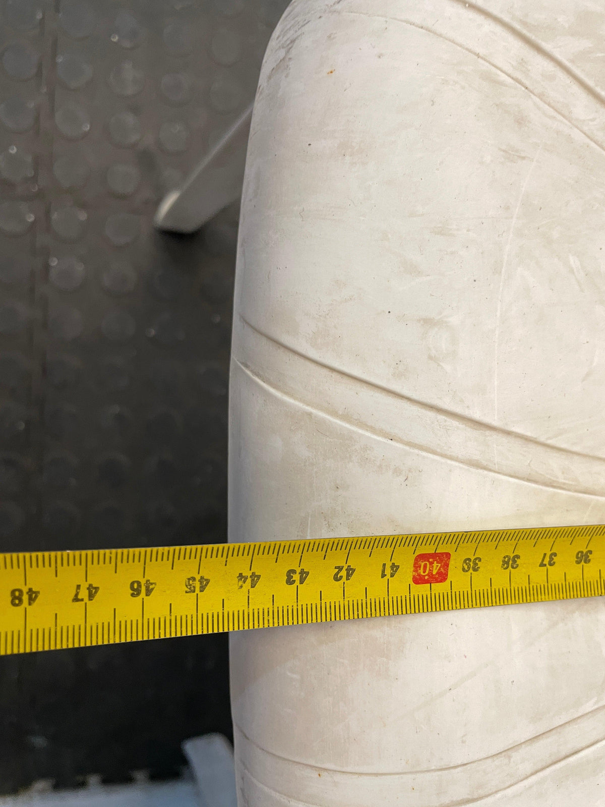 White Plastic Outdoor Chair