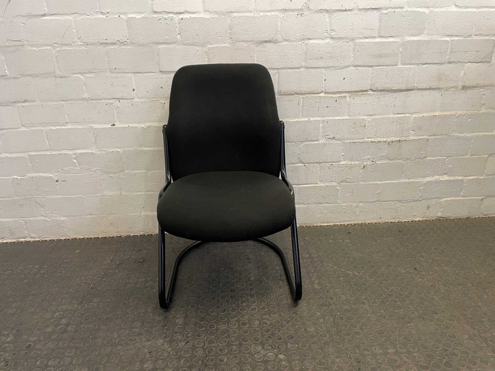 Black Office Visitors Chair