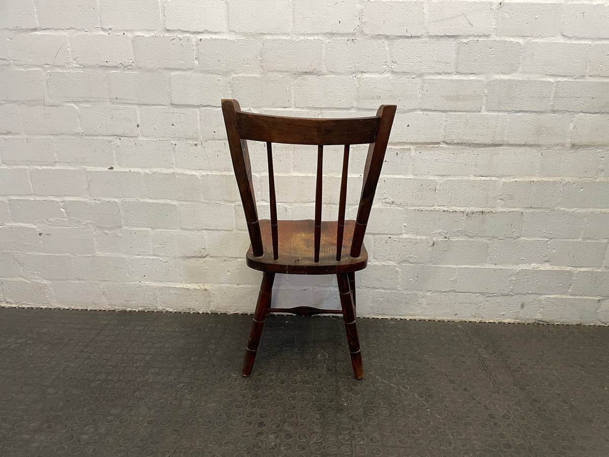 Wooden Slated Dining Chair (Missing Slat) - PRICE DROP - 2ndhandwarehouse.com