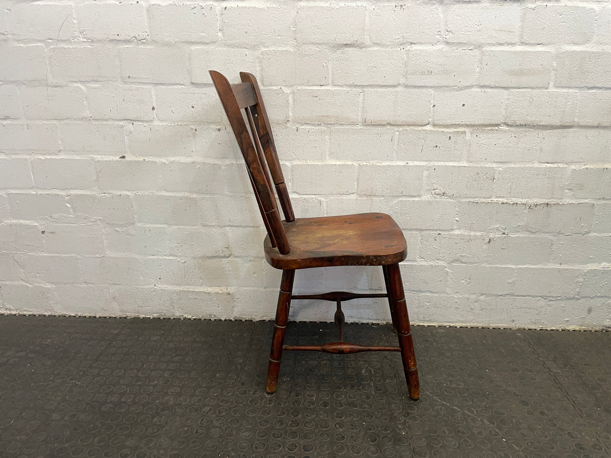 Wooden Slated Dining Chair (Missing Slat) - PRICE DROP - 2ndhandwarehouse.com