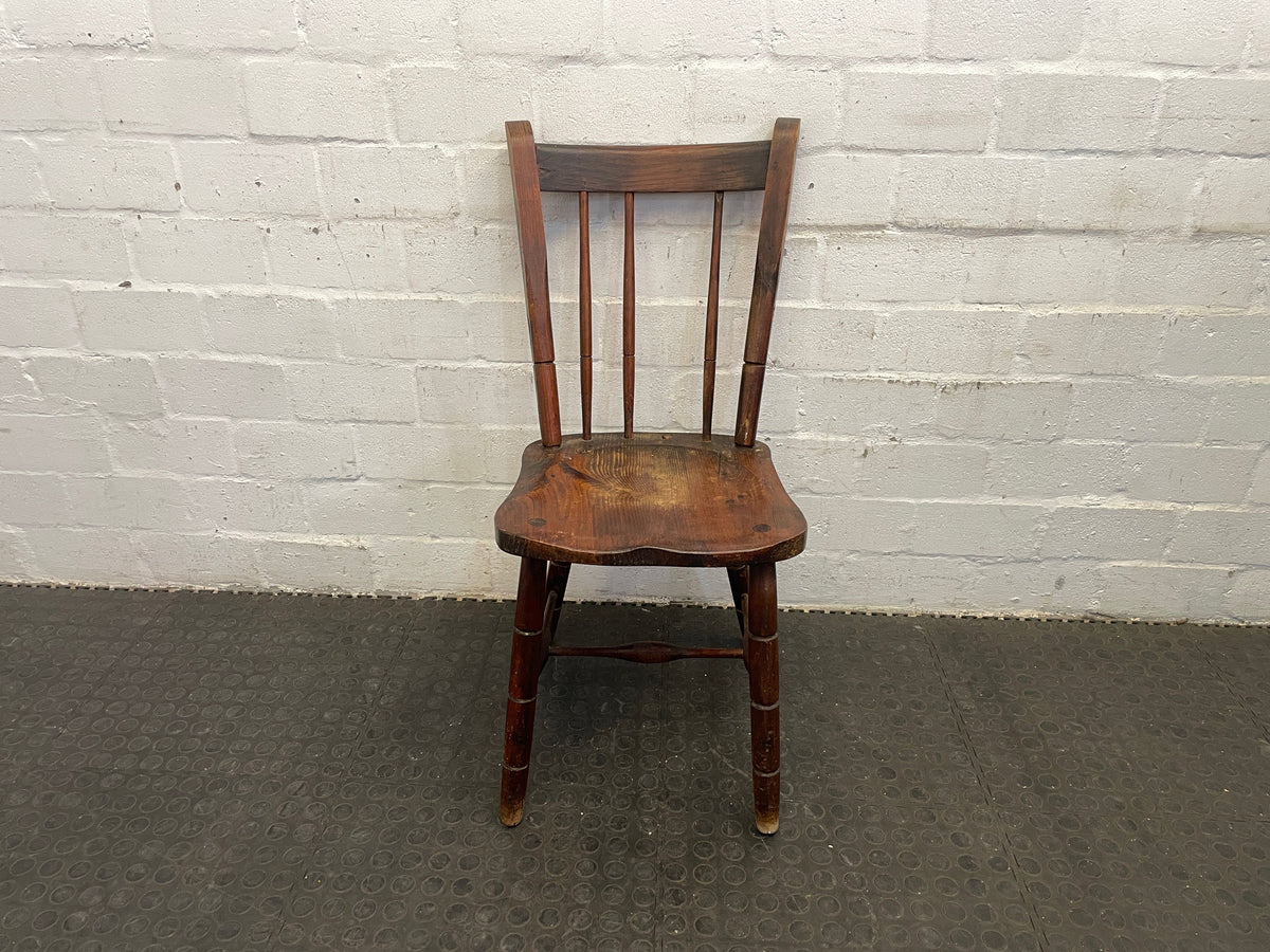 Wooden Slated Dining Chair (Missing Slat) - PRICE DROP - 2ndhandwarehouse.com