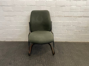 Black Office Visitors Chair (Faded/Rusted) - PRICE DROP