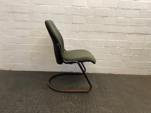 Black Office Visitors Chair (Faded/Rusted) - PRICE DROP