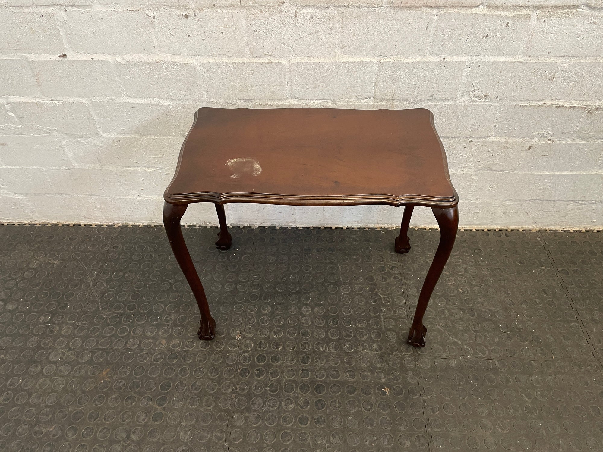Vintage Cherry Wood Side Table (Mark On Surface) - PRICE DROP