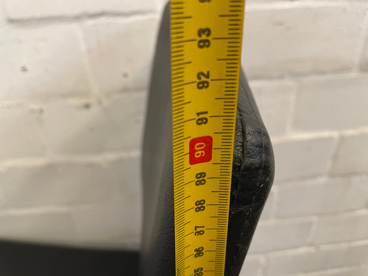 Black Leather Dining Room Chair - PRICE DROP - 2ndhandwarehouse.com