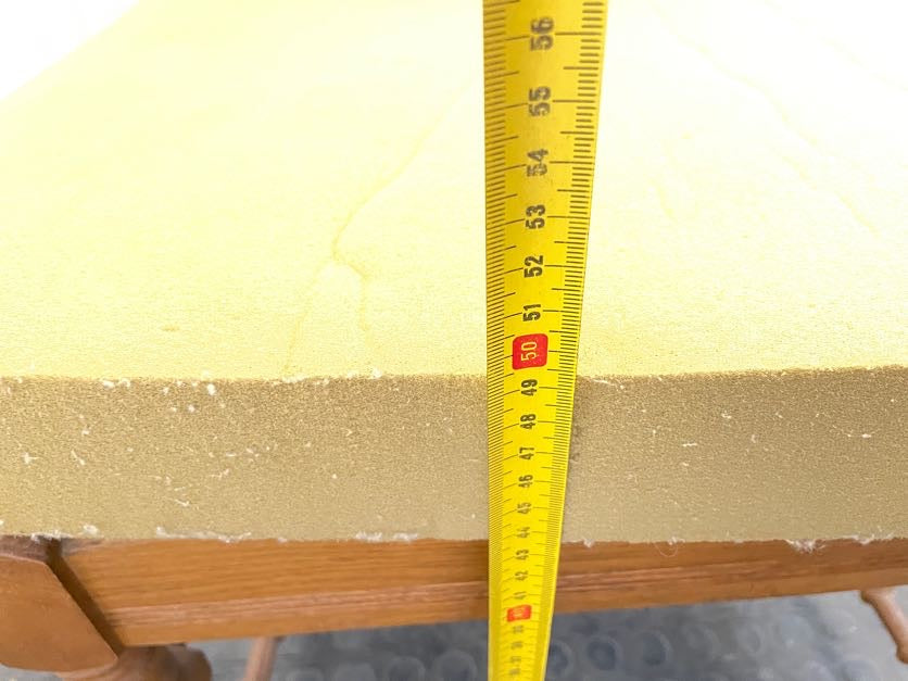 Oak Floral Cushioned Dining Room Chair (No Arm Rests/Foam Replacing Missing Cushion) - PRICE DROP