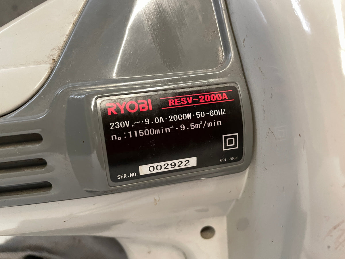 Ryobi Resv 2000w Leaf Blower - 2ndhandwarehouse.com