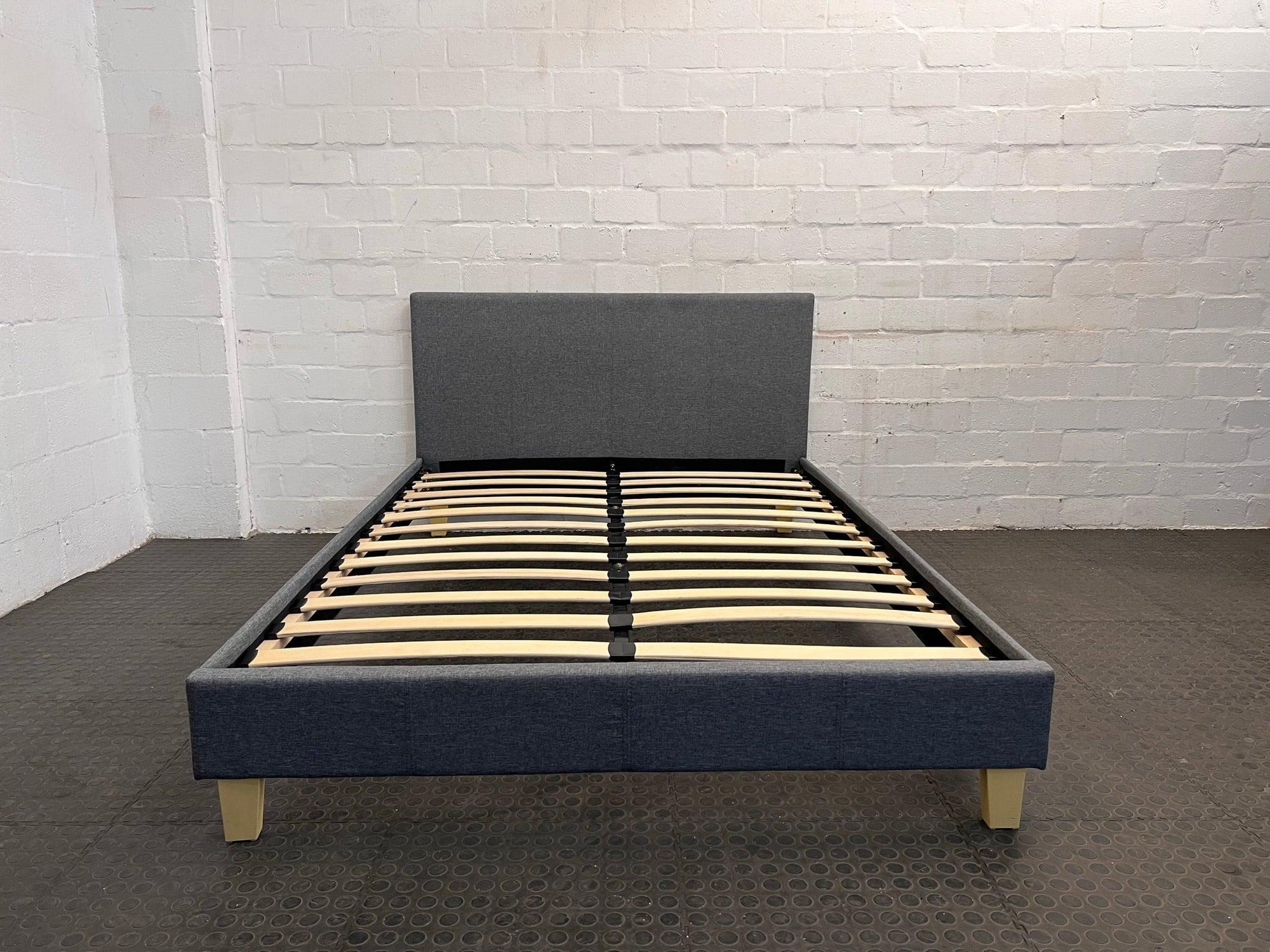 Grey Decofurn Double Bed Base (Frame Only)