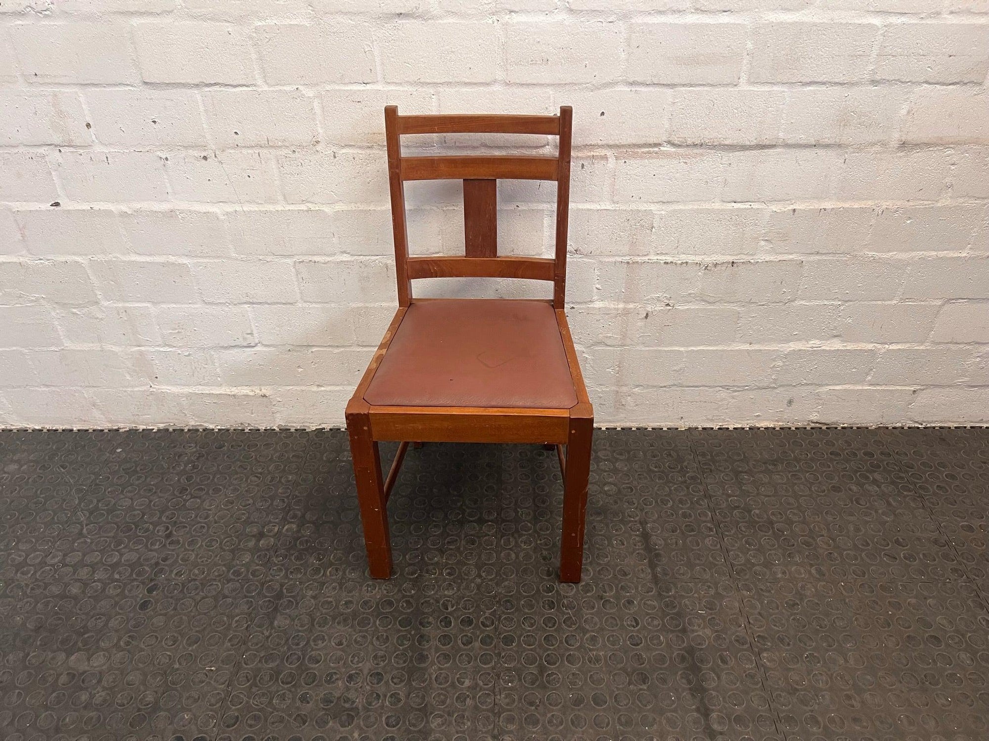 Brown Hard Wood Dining Chair