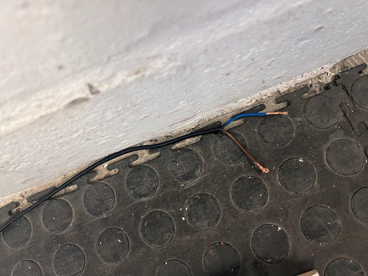 Marble Print Shelf LHS with Down Light