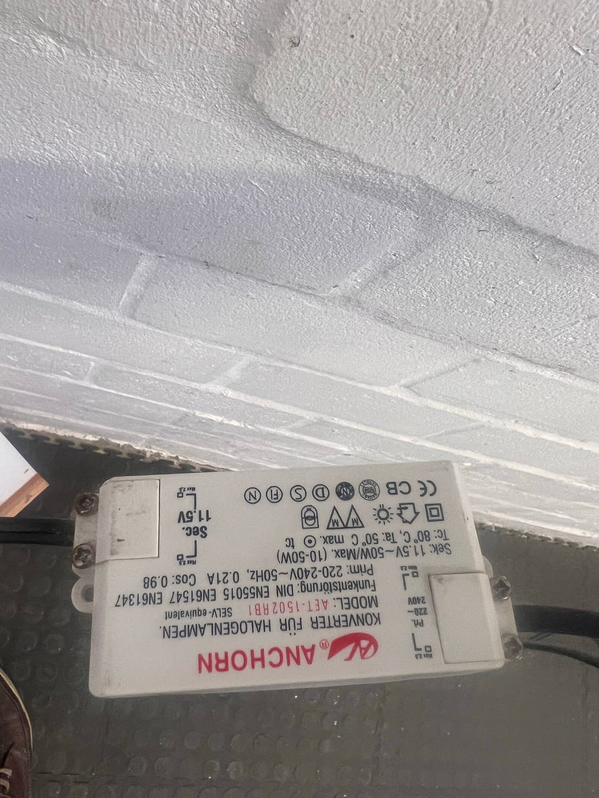 Marble Print Shelf with Down Light