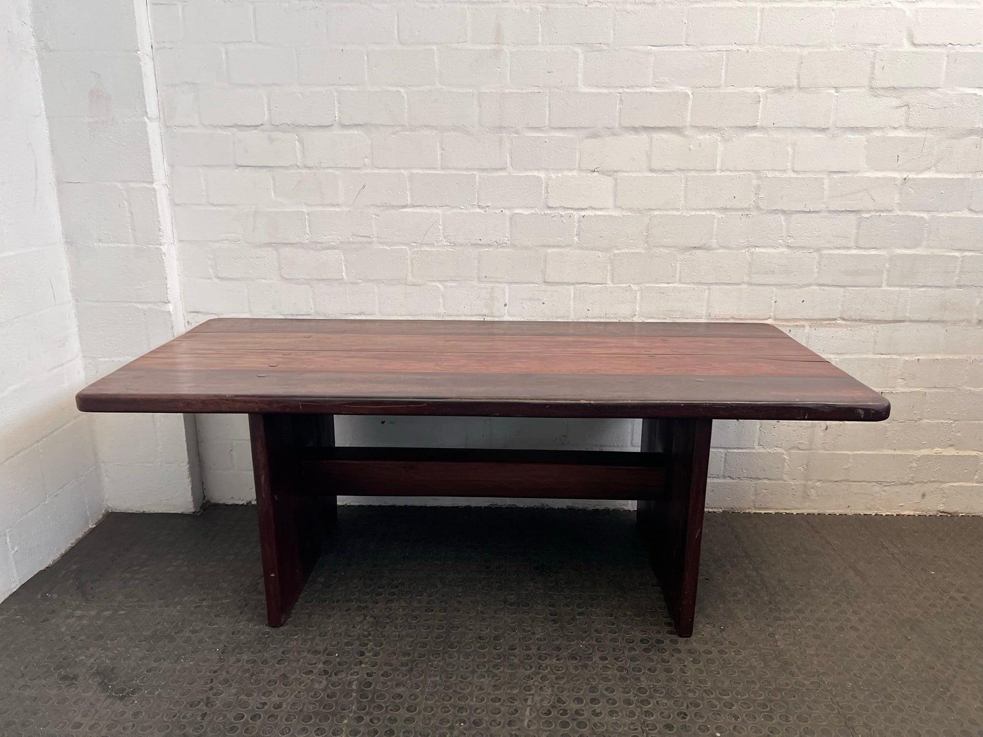 6 Seater Ironwood Dining Room Table - REDUCED