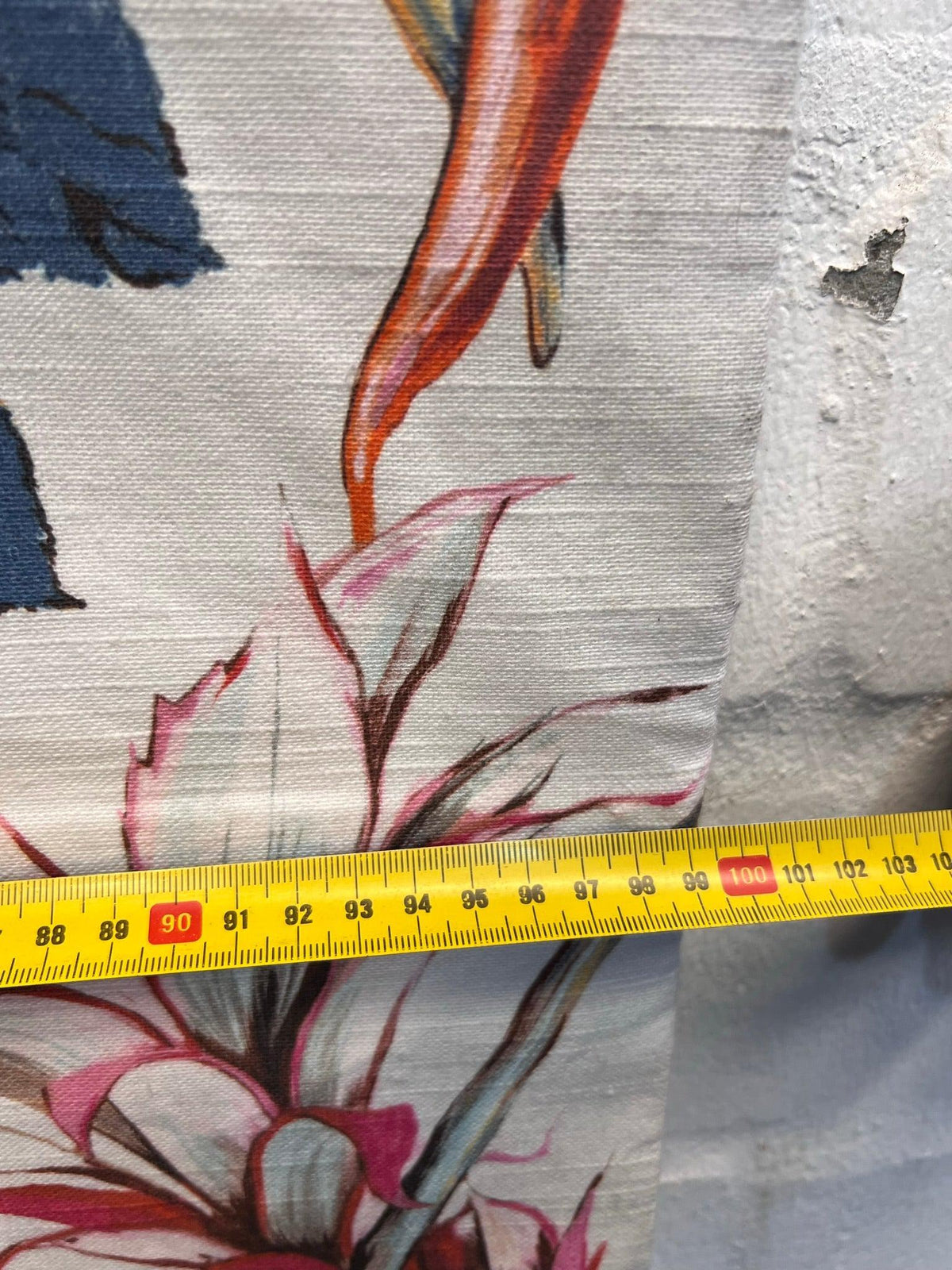 Floral Print Roman Kitchen Blind 1m wide x 135cm long