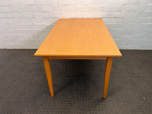 Oak Six Seater Dining Room Table 150cm x 90cm - REDUCED