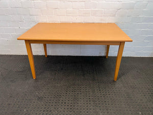 Oak Six Seater Dining Room Table 150cm x 90cm - REDUCED